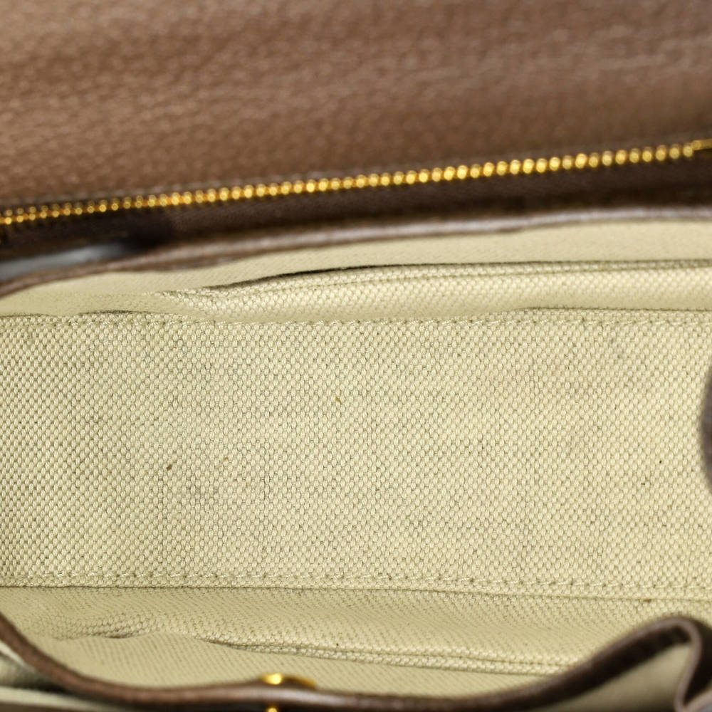 Gucci Small Bamboo 1947 Top Handle Bag Jumbo GG Canvas - Picture 6 of 8
